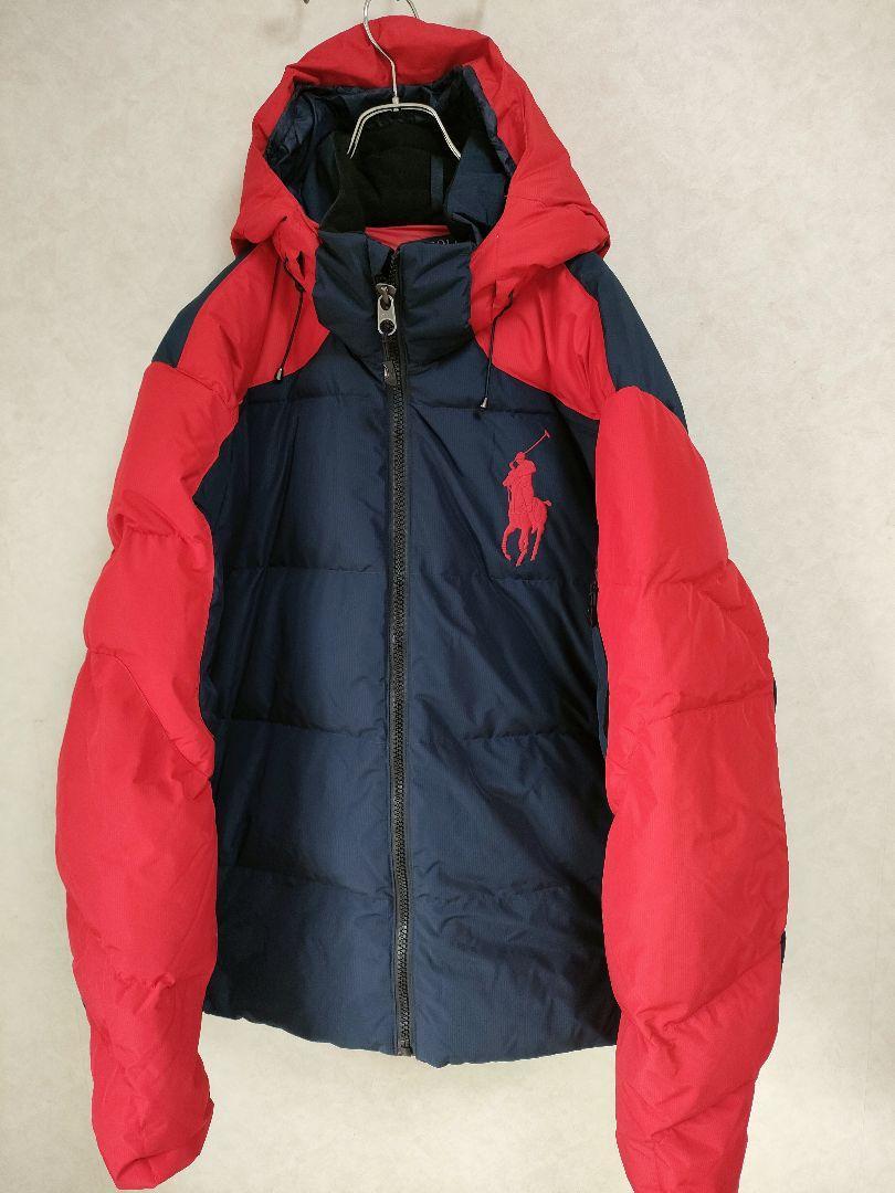 ポロラルフローレン　ダウンジャケット　ポニー　ビッグポニー　レザー POLO SPORT RALPH LAUREN RRL RLX