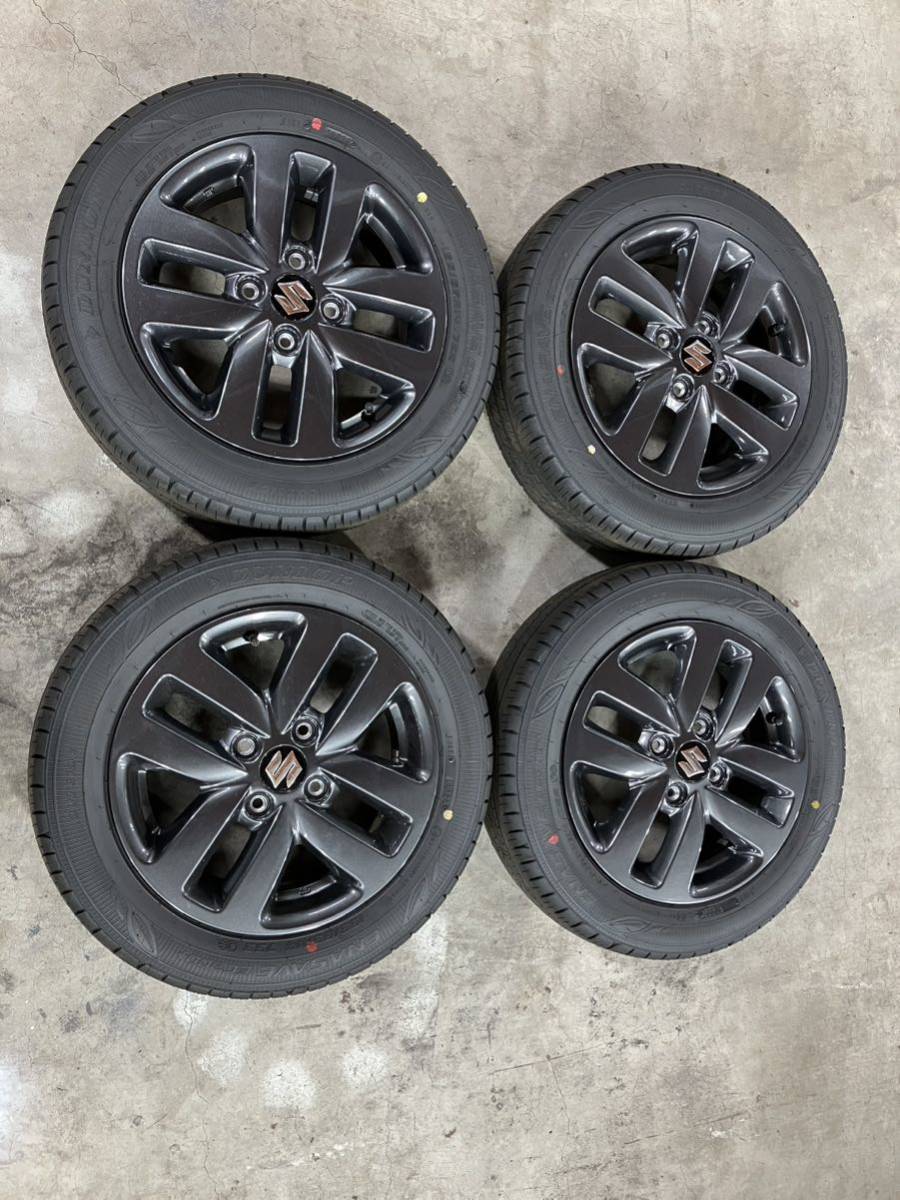 スズキ スペーシアギア XZ 純正タイヤホイール 4本セット 新車外し