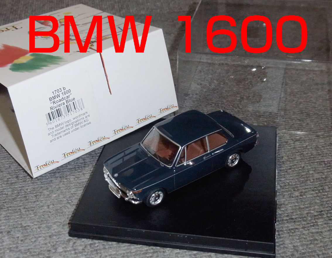 1703b 1/43 BMW 1600 ロードカー リビエラ ブルー Riviera Blue