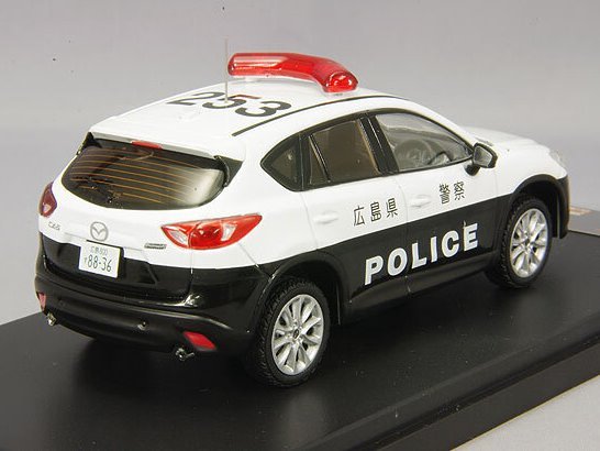 ■即決 PREMIUM-X 1/43【マツダ CX-5 2013 広島県警察 #253 (ホワイト×ブラック) PRD485_参考見本です