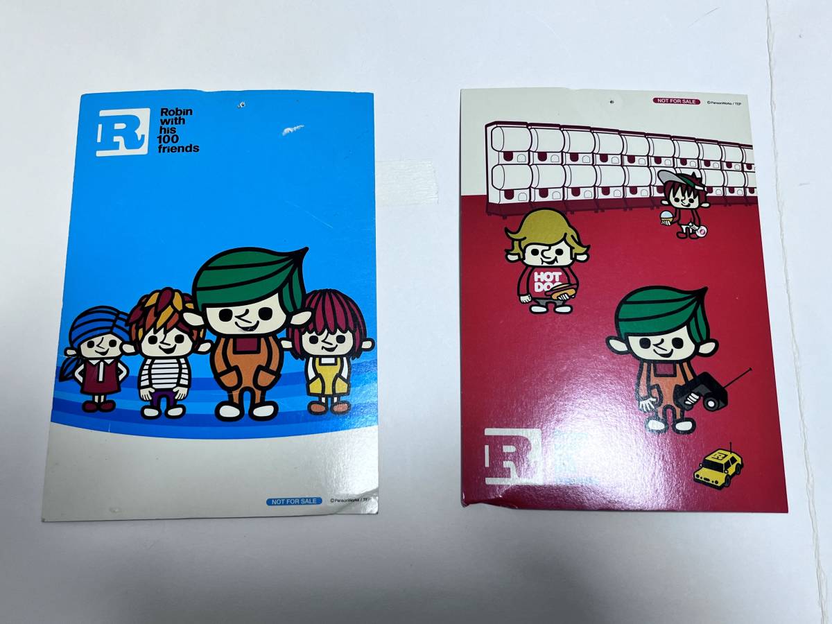 ■　【中古】　ロビンくんと100人のお友達　ポストカード　レトロ_画像3