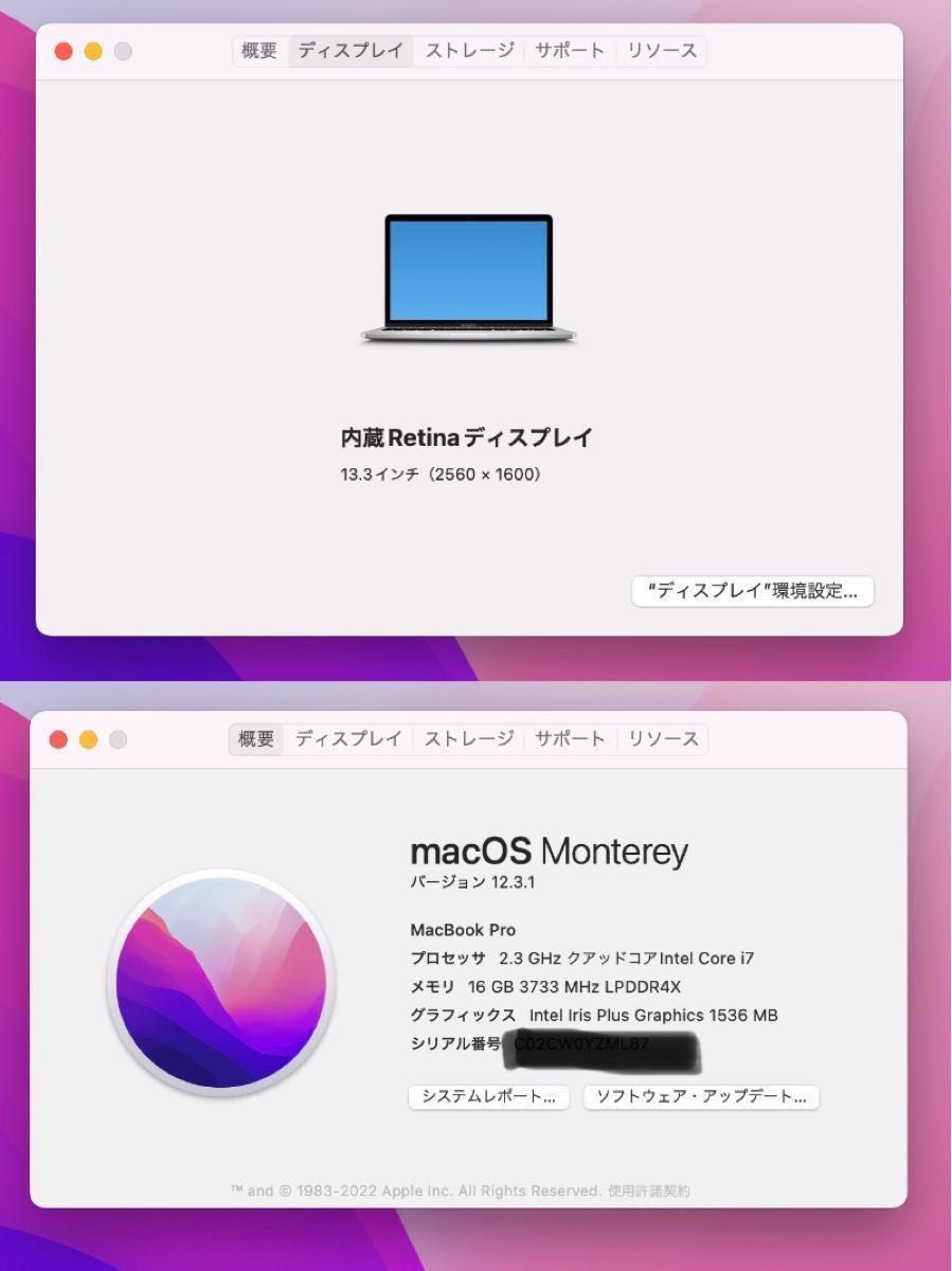 お買い得 キーボードおまけ付き 美品 MacBookPro 13インチ i7｜PayPay
