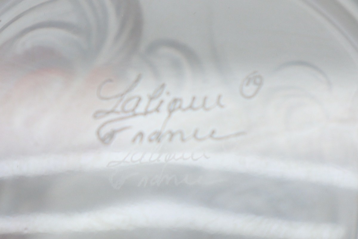 ラリック　LALIQUE ファンタジア FANTASIA　フラワーベース　花瓶　クリスタル　裸婦図