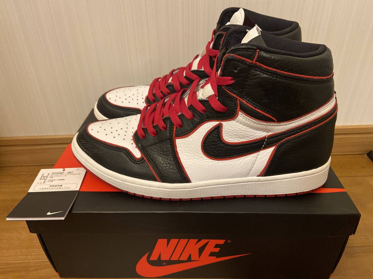 美品 ナイキ NIKE AIR JORDAN 1 RETRO HIGH OG BLOODLINE エア