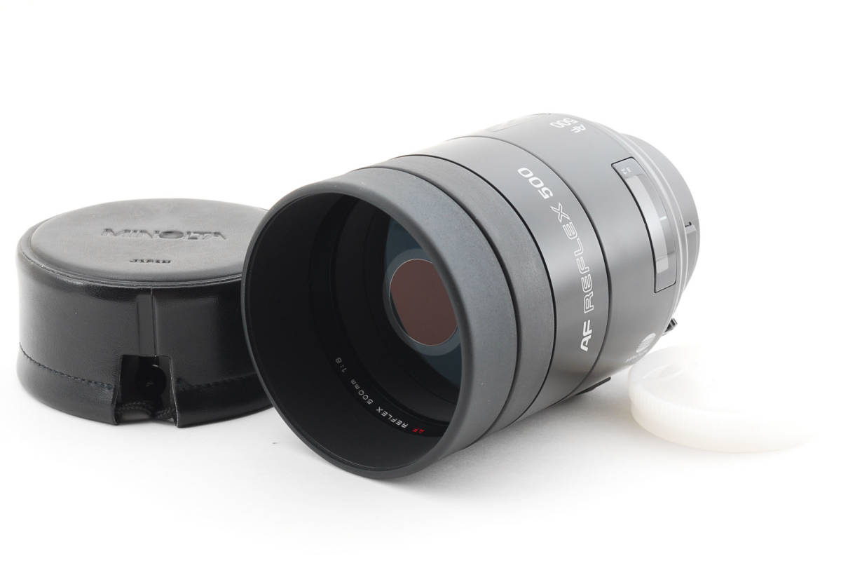世界の Lens Telephoto f/8 500mm REFLEX AF Minolta [美品/作例あり] w/ レンズ 望遠 オートフォーカス レンズ ミラー ミノルタ ND-4 ソニー、ミノルタ
