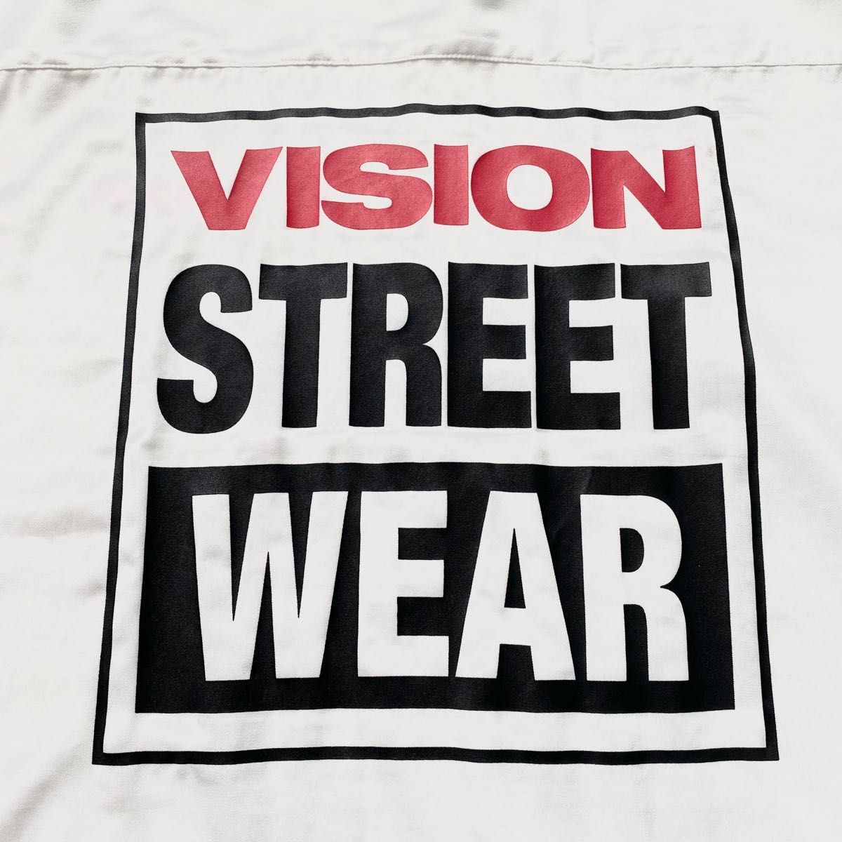 【VISION STREETWEAR】オーバーサイズ 開襟シャツ[L] ホワイト