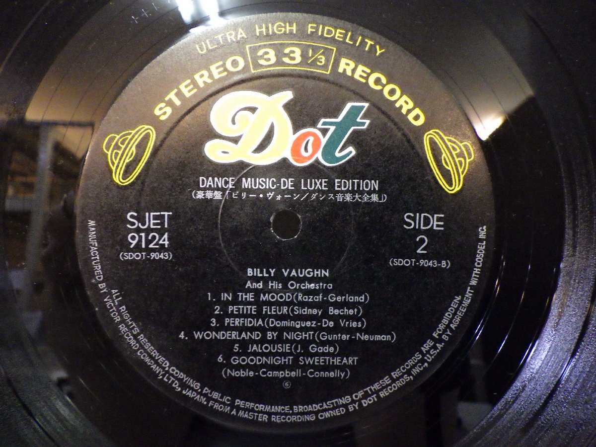 LP レコード 2枚組 Billy Vaughn ビリー ヴォーン Dance Music ダンス音楽大全集 DELUXE EDITION デラックス エディション 【E+】 M2012_画像7