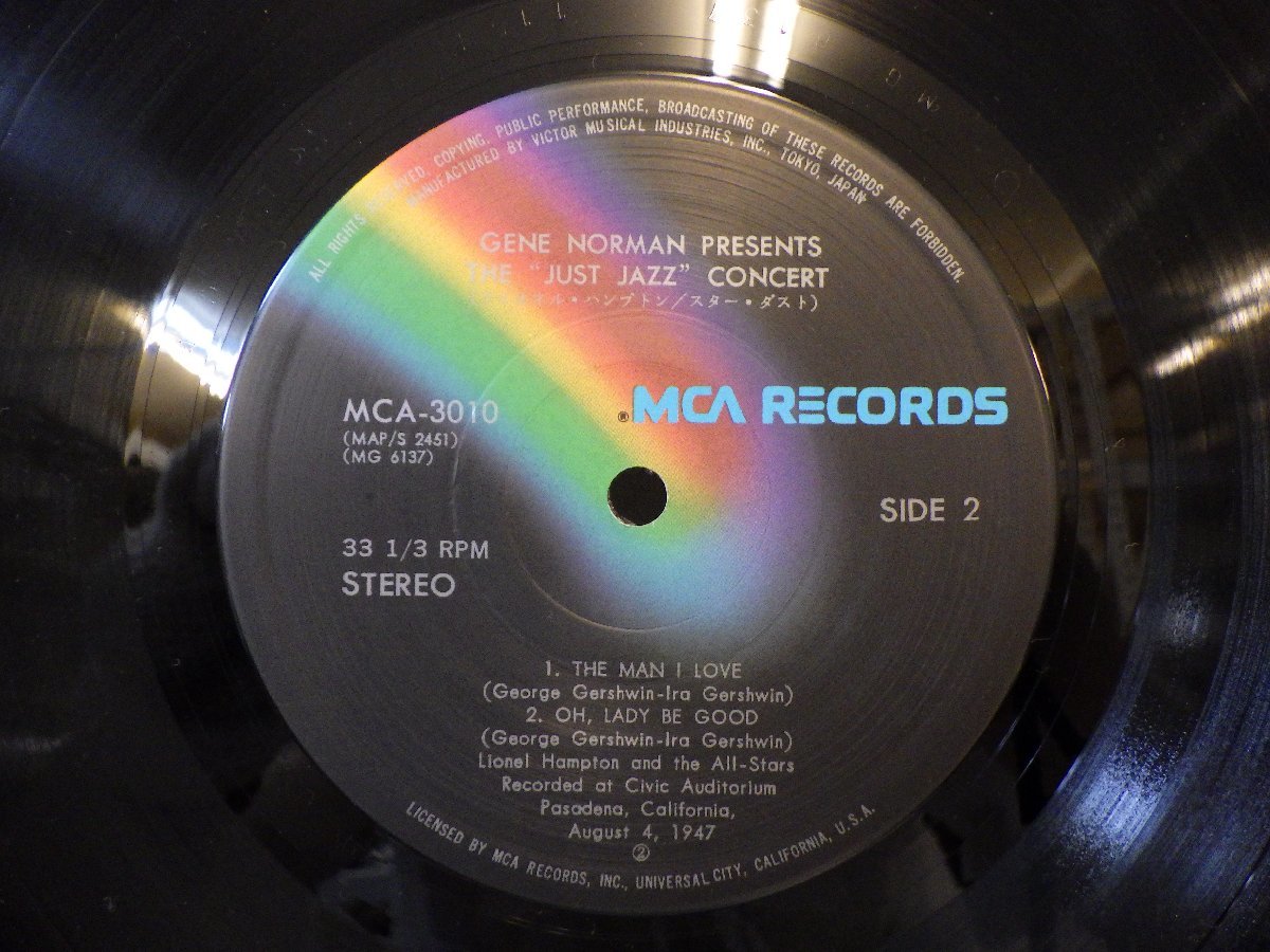 LP レコード 帯 The Original Lionel Hampton Stardust ライオネル ハンプトン STAR DUST スター ダスト 【E-】 M1047W_画像4