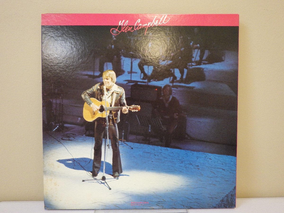 LP レコード 帯 グレン キャンベル Glen Campbell LIVE IN JAPAN ライブ イン ジャパン 【E+】M2389E_画像2