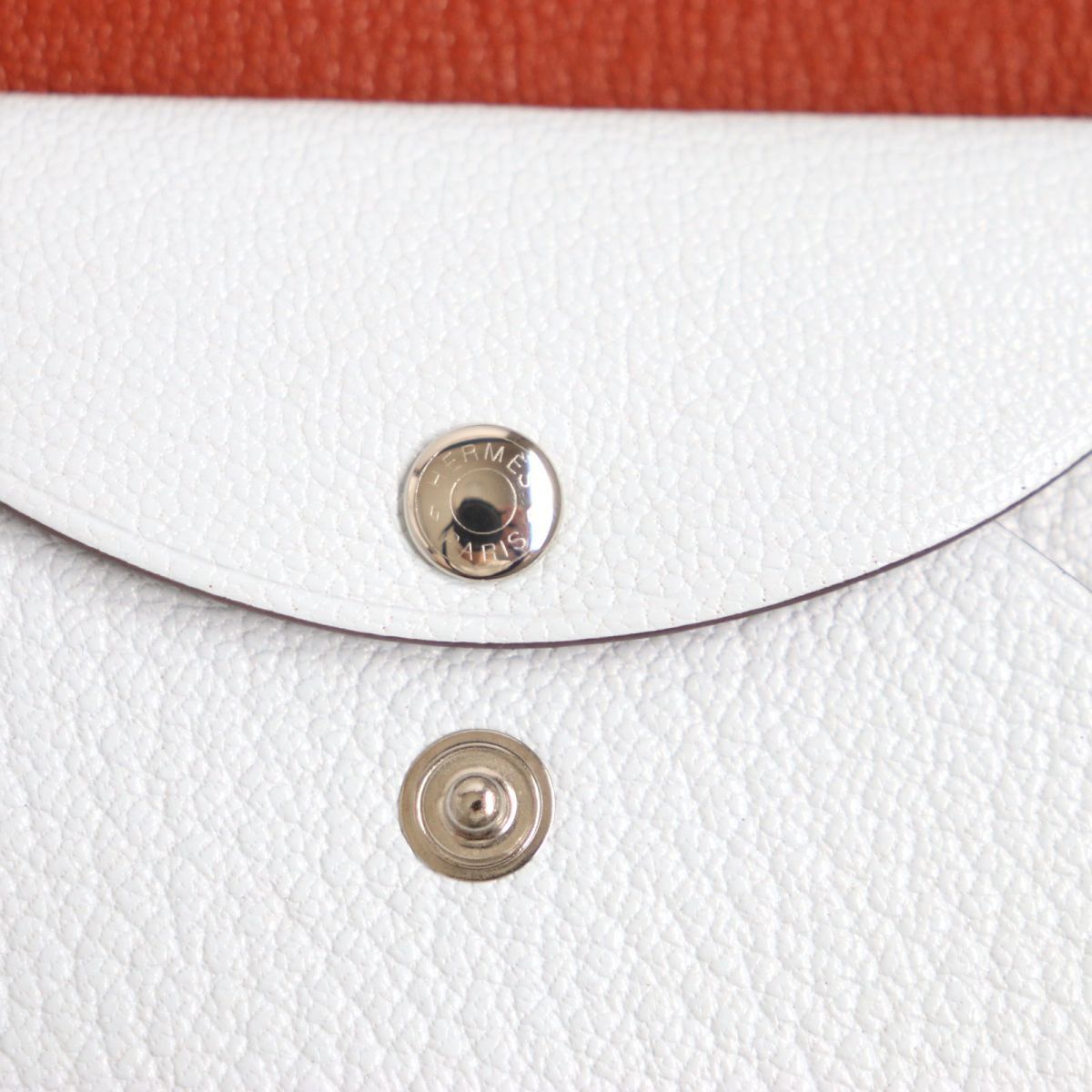 未使用▽HERMES エルメス カルヴィ デュオ シェーブルミゾル レザー