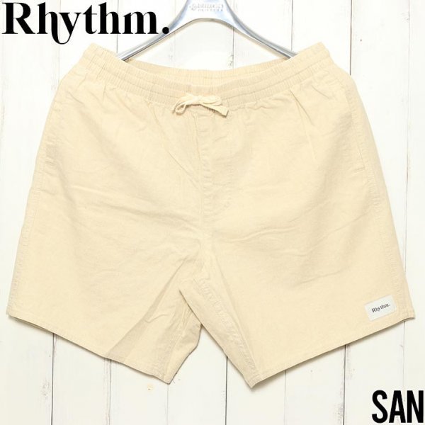 【送料無料】ショーツ ハーフパンツ リネン Rhythm リズム CLASSIC LINEN JAM CL21M-JA11　SAN 30インチ