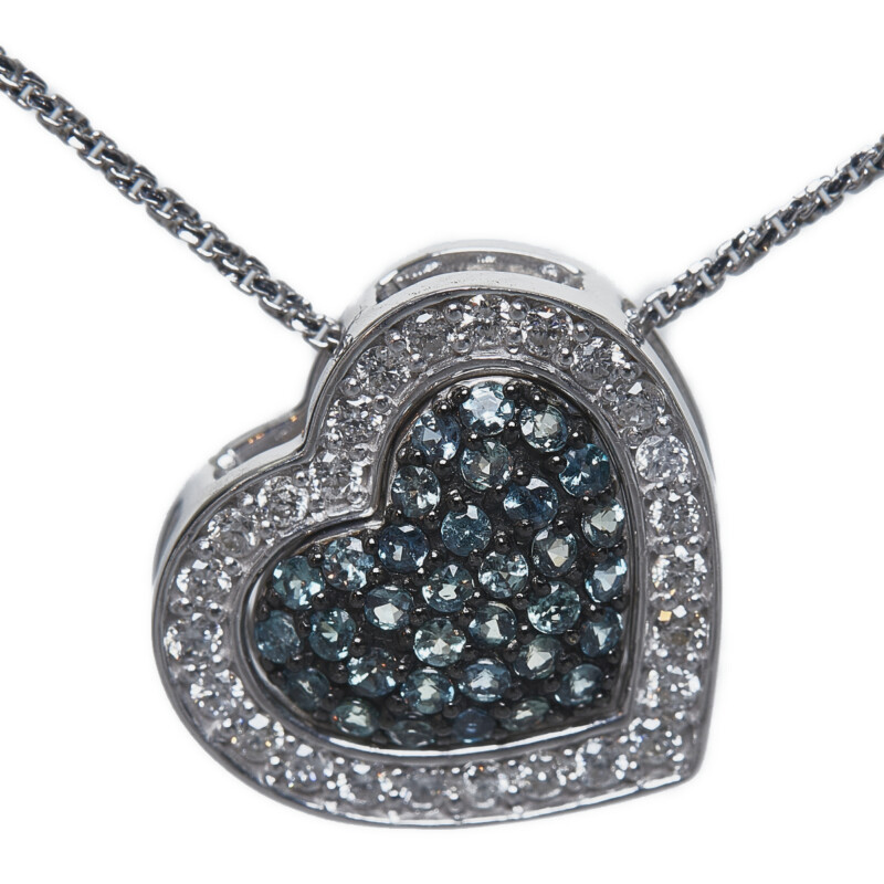 K18WG ホワイトゴールド アレキサンドライト0.30ct ダイヤ0.20ct
