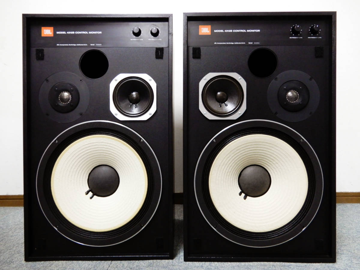JBL ◇ CONTROL MONITOR 3ウェイコントロールモニター 4312B ペア