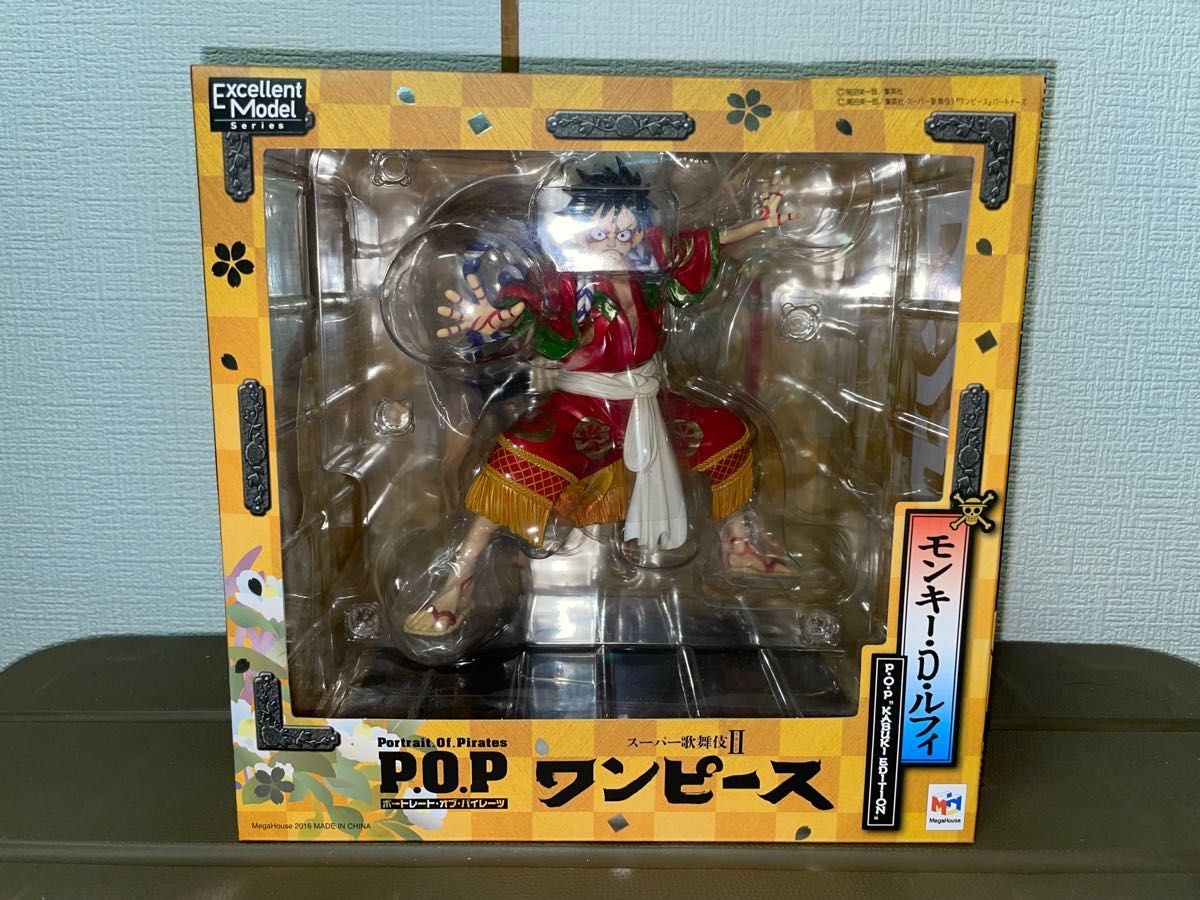 歌舞伎 ルフィ pop KABUKI EDITION 赤 フィギュア 箱ダメ|Yahoo