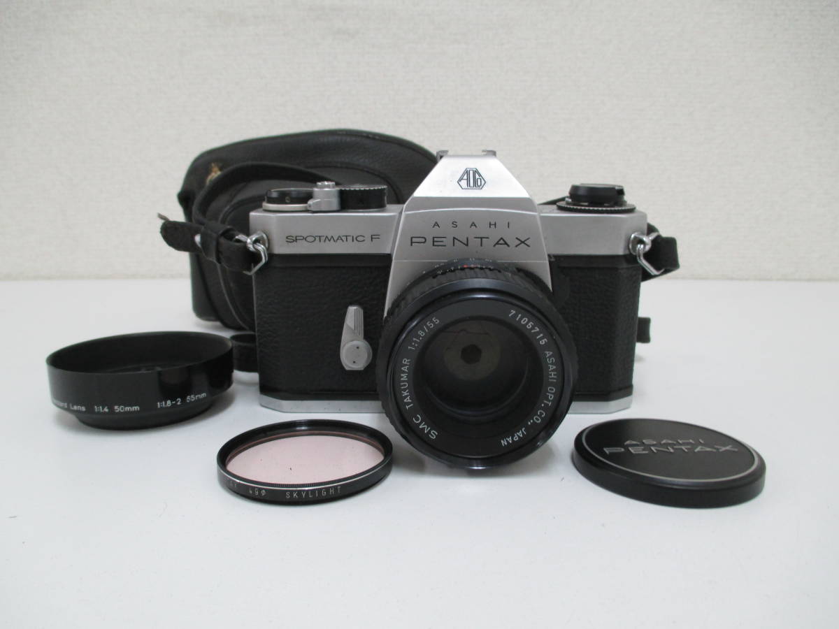 中古 カメラ ASAHI PENTAX ペンタックス SPOTMATIC F SMC TAKUMAR 55mm