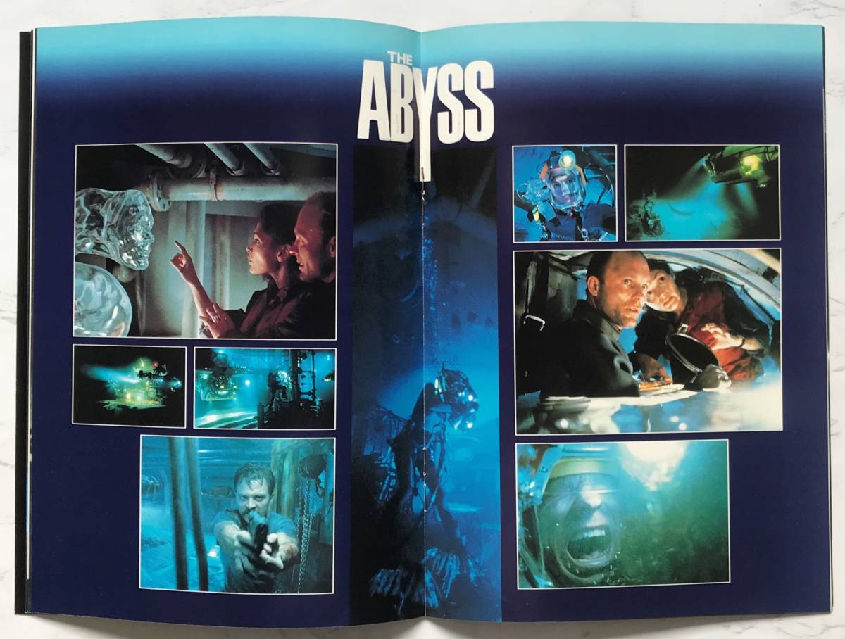 映画パンフレット「アビス」THE ABYSS　1990年　ジェームズ・キャメロン監督　エド・ハリス_画像4