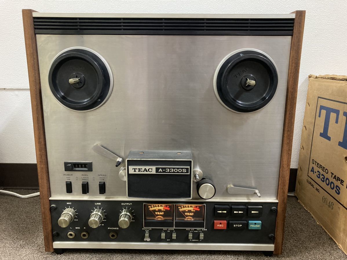 管524105 TEAC ティアック STREO TAPE DECK A-3300S オープンリール