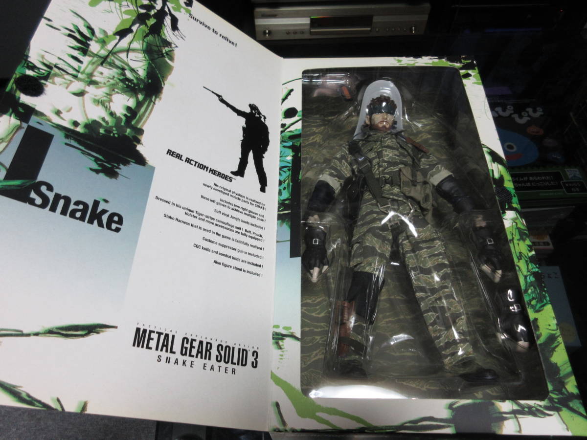 即決24000円送料込み!新品 メディコム RAH リアルアクションヒーローズ メタルギアソリッド3 スネークイーター ネイキッド・スネーク