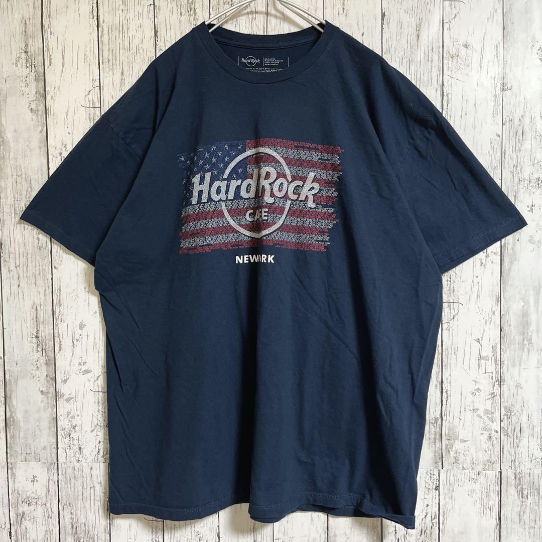 Hard Rock CAFE ハードロックカフェ Tシャツ 星条旗柄 Hard Rock CAFE ハードロックカフェ Tシャツ 星条旗柄