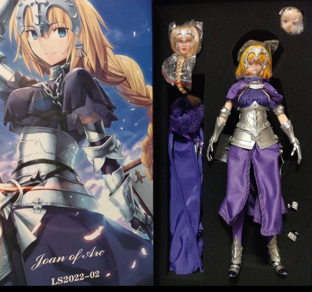 ☆新品 1/6 女性アクションフィギュア　ダブルヘッド　シームレス素体　女騎士　ジャンヌ・ダルク　　フェイト　龍山重工_画像3