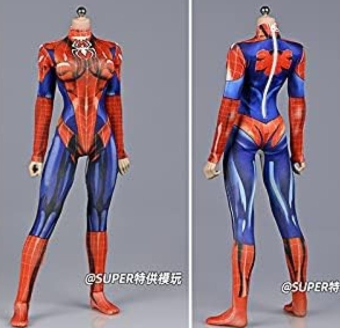 * новый товар 1/6 женщина action фигурка для костюм Человек-паук костюмированная игра трико 