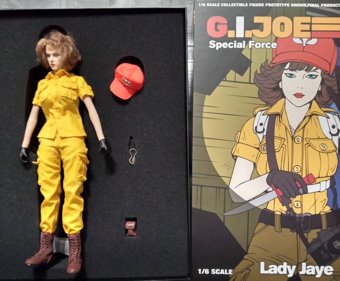 ☆新品 1/6 G.I.JOE レディ・ジェイ キャナリーアン 女性アクションフィギュア BBK_画像2