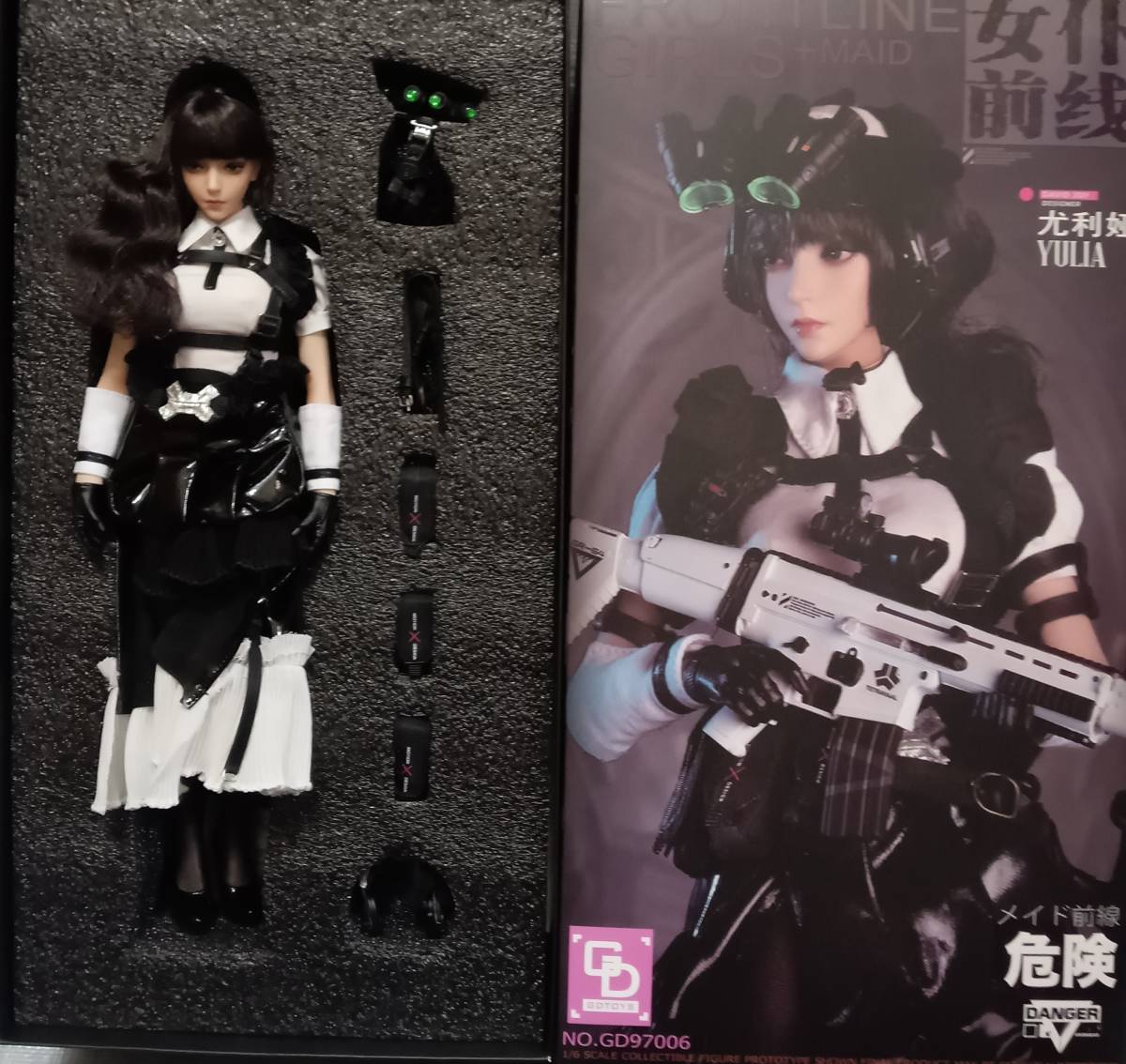 ☆新品 1/6 GDTOYS メイド前線 YULIA ユリア 女性アクション ☆新品 1/6 GDTOYS メイド前線 YULIA ユリア 女性アクション