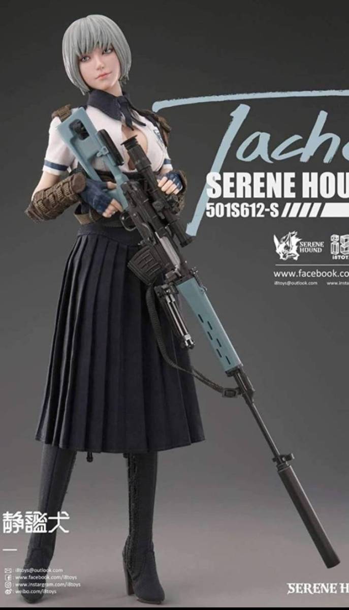 ☆新品 1/6　セリーン ハウンドトループ Tache　女性アクションフィギュア 眼球可動ヘッド　Serene Hound Troop i8TOYS_画像2