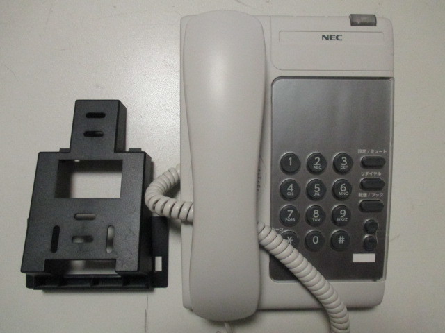 年末のプロモーション NEC 単独電話機 DTL-1-1D(WH) DT210 壁掛け用品