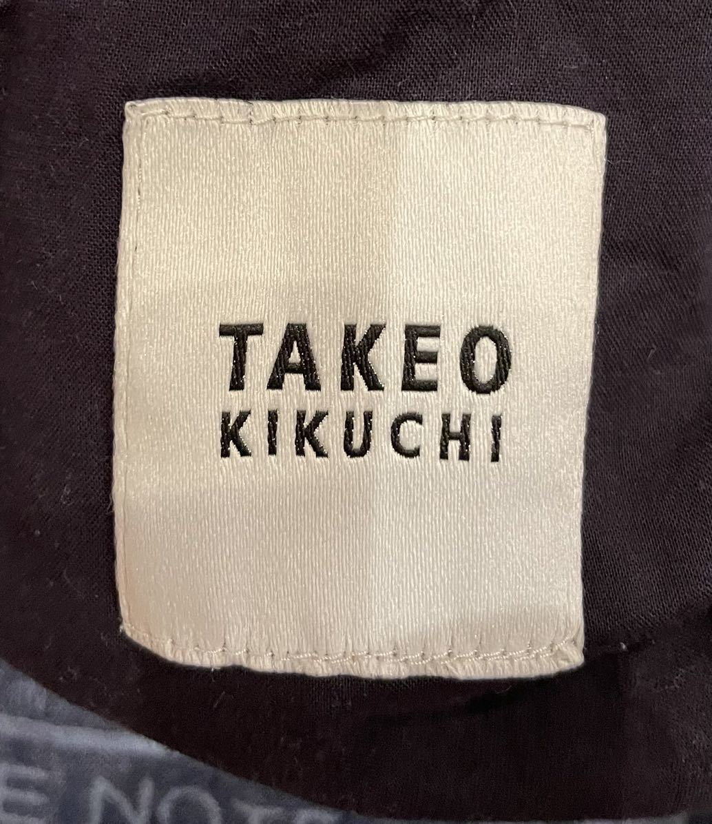 TAKEO KIKUCHI BLUE NOTE Right on s Denim short pants Jazz blue Note pattern print Takeo Kikuchi shorts show bread 