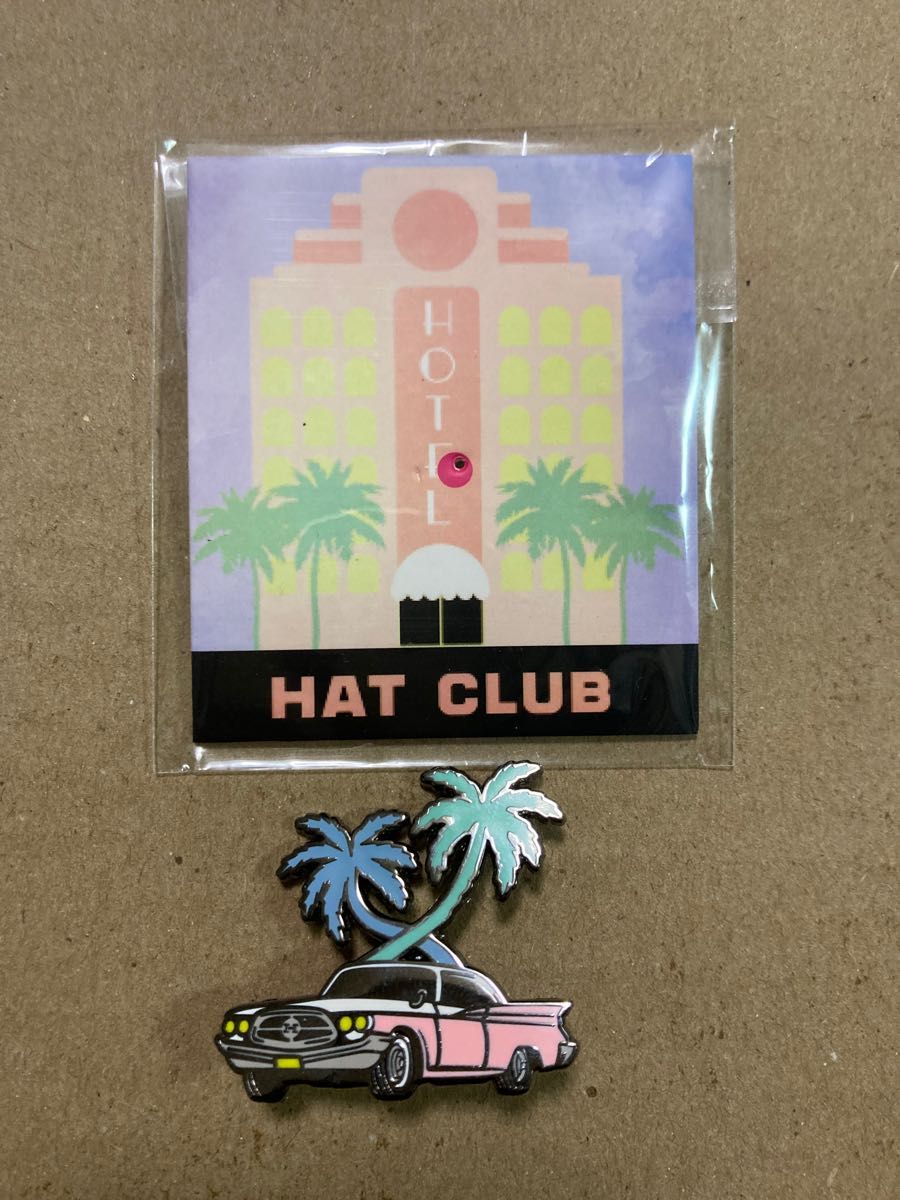 ピンズ　ハットクラブ　HAT CLUB ピンバッジ　ピン　pins pin  ニューエラ　キャップ　newera 