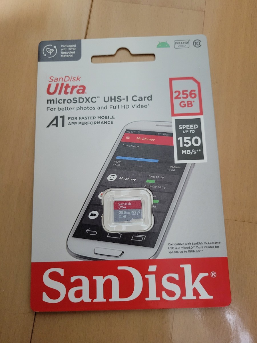 【新品】SanDisk microSDカード 256GB 150MB/s サンディスク microSDXC 並行輸入品 microSDカード ULTRA UHS-I UHS-1 SanDisk CARD MB/s