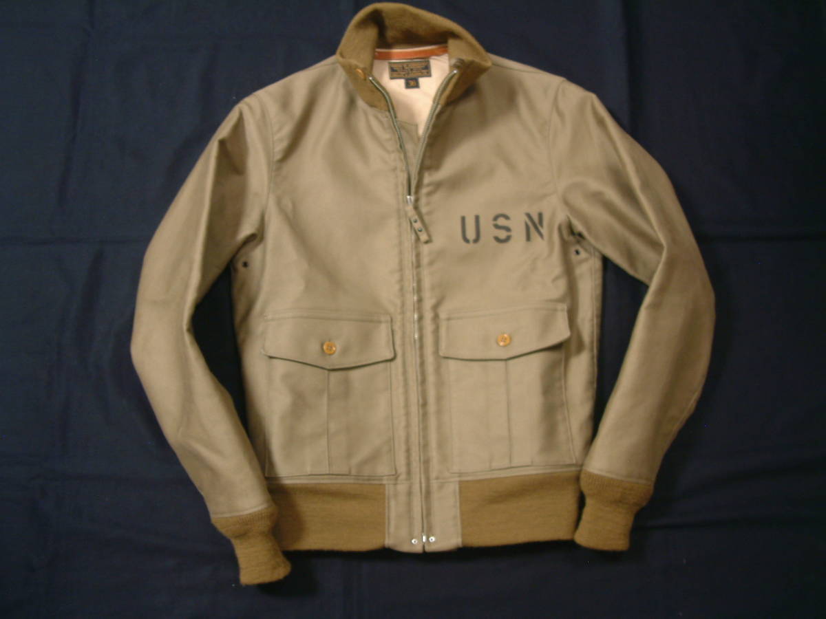 リアルマッコイ STYLE 37J1B A.ZIELINSKI CO. U.S NAVY FLIGHT JACKET / THE REAL McCOY’S フライトジャケットの画像1