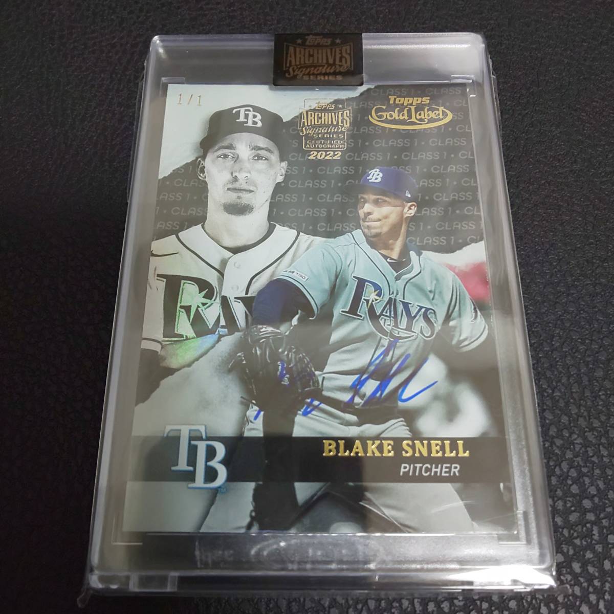Blake Snell】 直筆サインカード 1of1 2022 Topps Archives Signatures