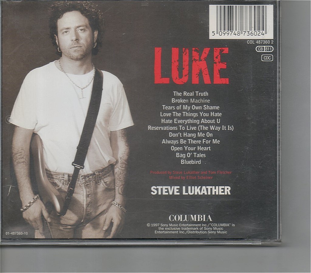 【送料無料】スティーヴ・ルカサー /Steve Lukather - Luke【超音波洗浄/UV光照射/消磁/etc.】ソロ3rd/TOTO_A bidding agent is available.