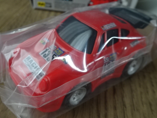 ミッドレーサー ポルシェ 911 ターボ レッド ハイスピード プルバック モーターカー ミニカー MID-RACER PORSCHE TURBO Toy car Miniature_画像3