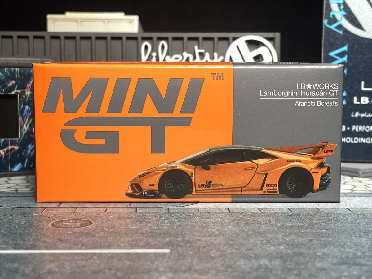 MINIGT LB リバティウォーク 5台セット GT-R ランボルギーニ リバティーウォーク ランボルギーニ ウラカンGT 1/64 ミニGT n