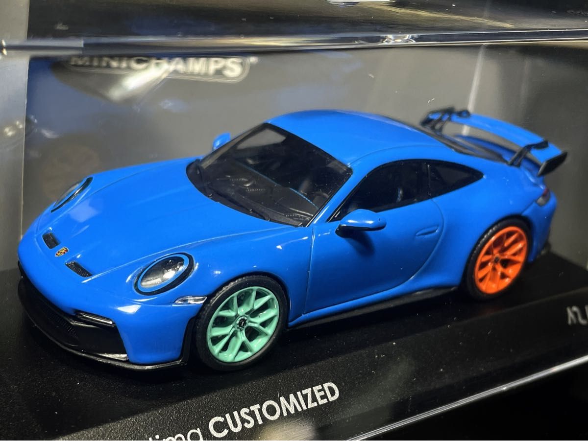 世界限定33 ミニチャンプス 特注 1/43 ポルシェ 911 GT3 シリアルナンバー付き 絶版モデル