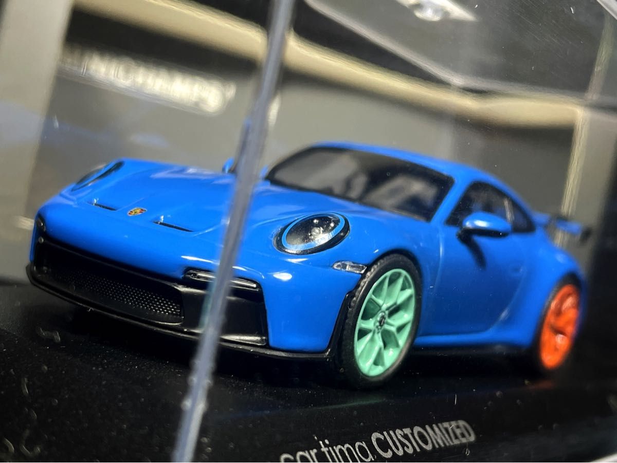 世界限定33 ミニチャンプス 特注 1/43 ポルシェ 911 GT3 シリアルナンバー付き 絶版モデル