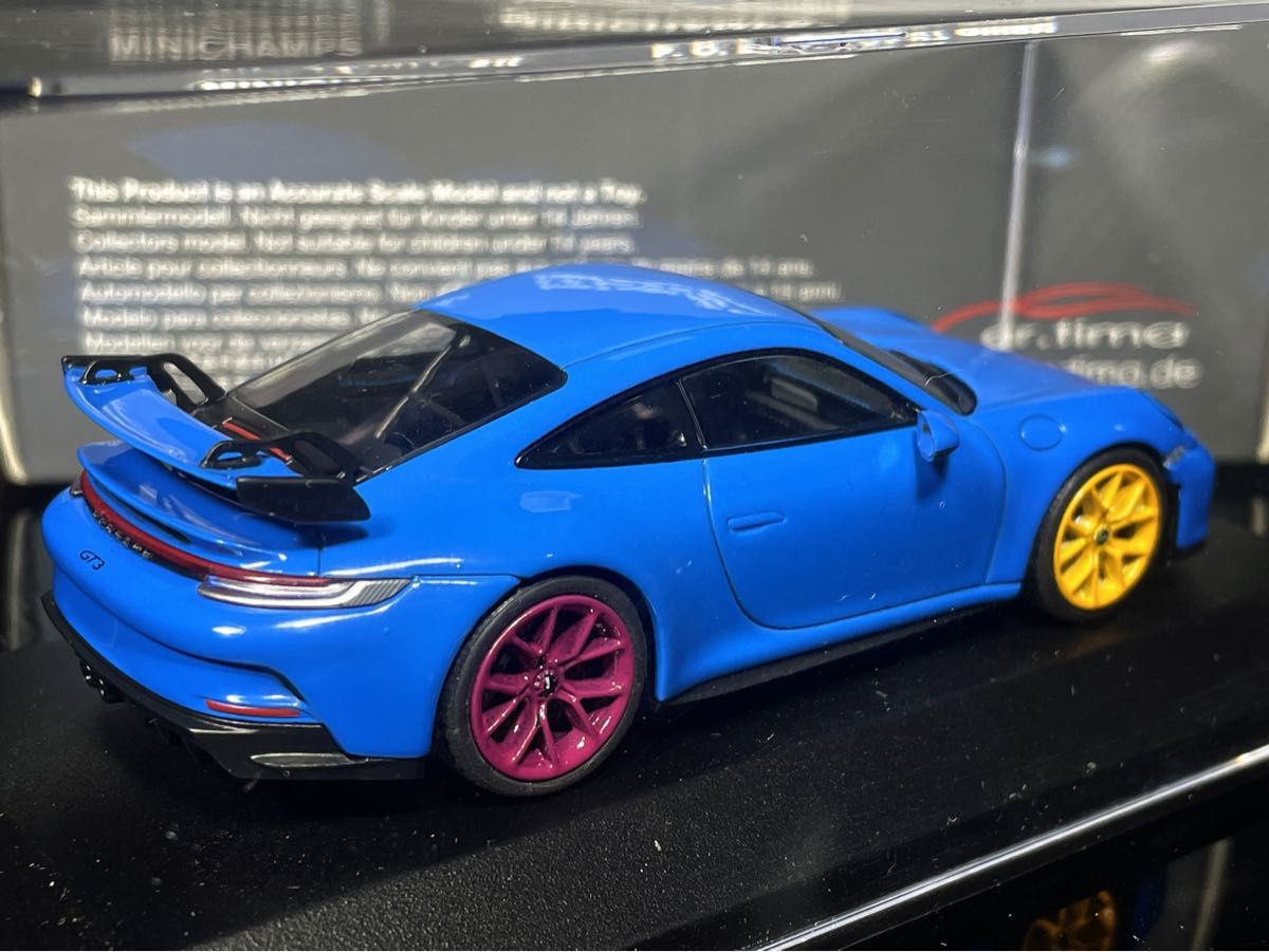 世界限定33 ミニチャンプス 特注 1/43 ポルシェ 911 GT3 シリアルナンバー付き 絶版モデル