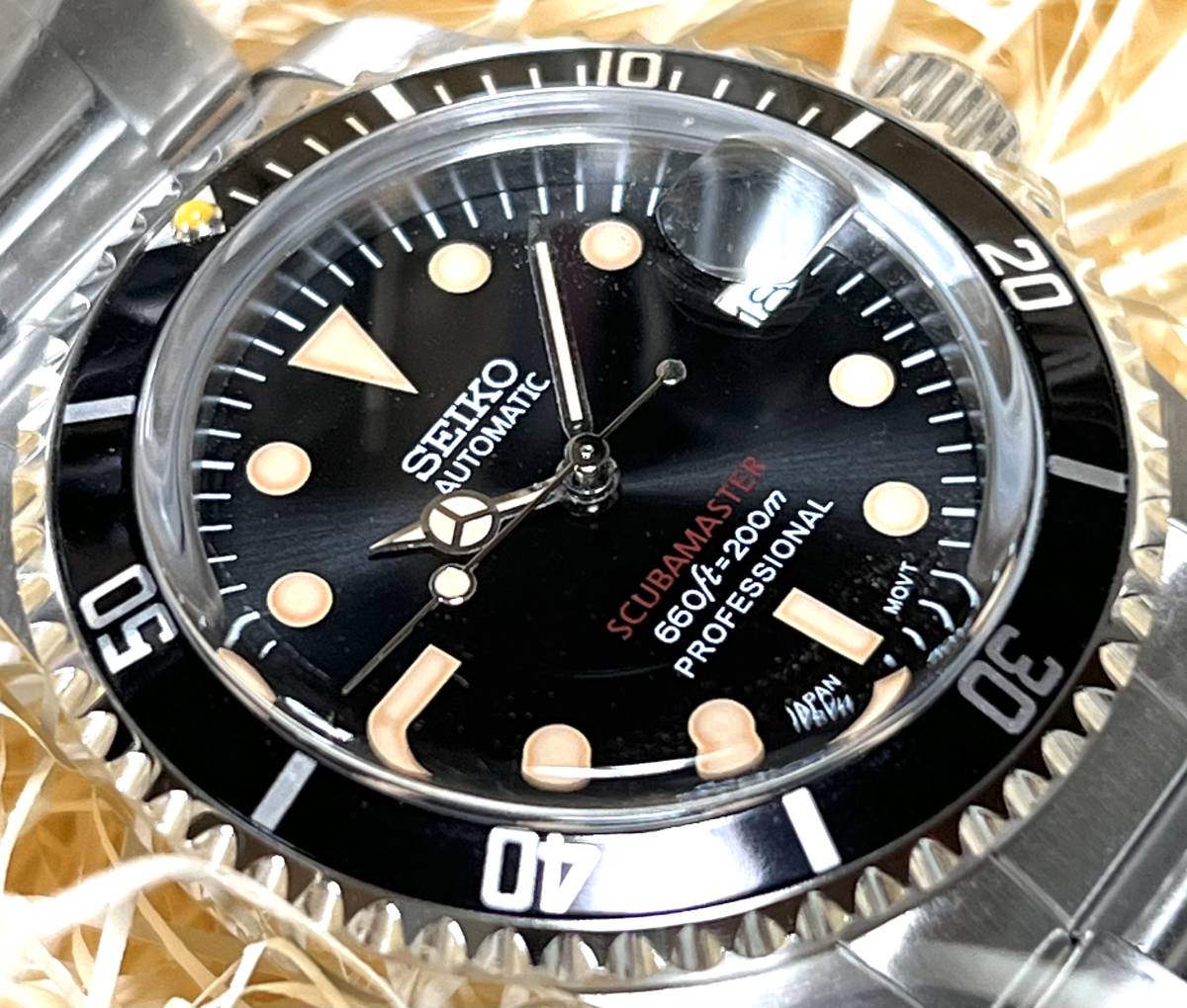 SEIKO MOD/ NH35搭載/ カスタム /自動巻 手巻き /seikomod