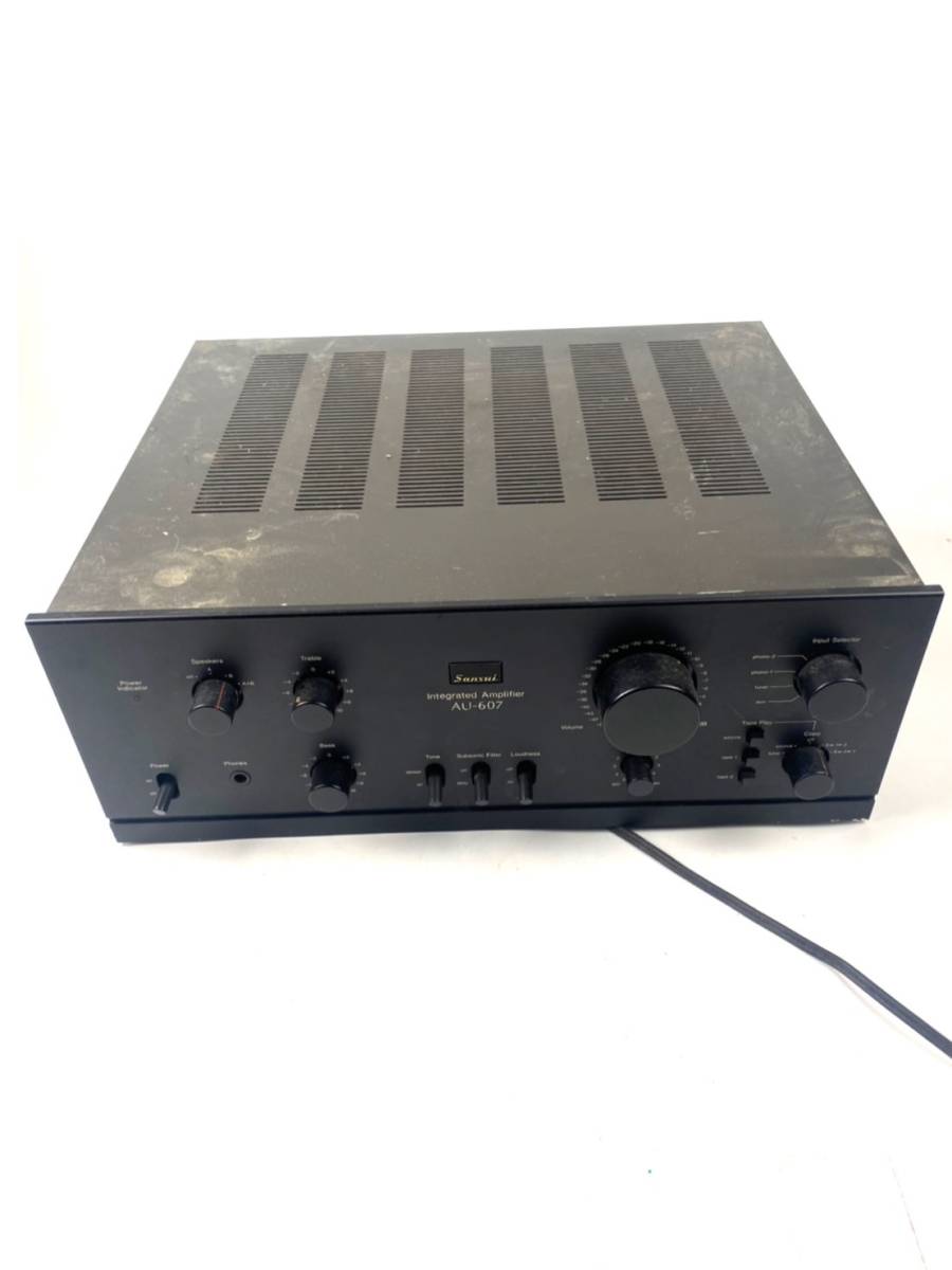 Sansui サンスイ AU-607 プリメインアンプ オーディオ機器 音響機器
