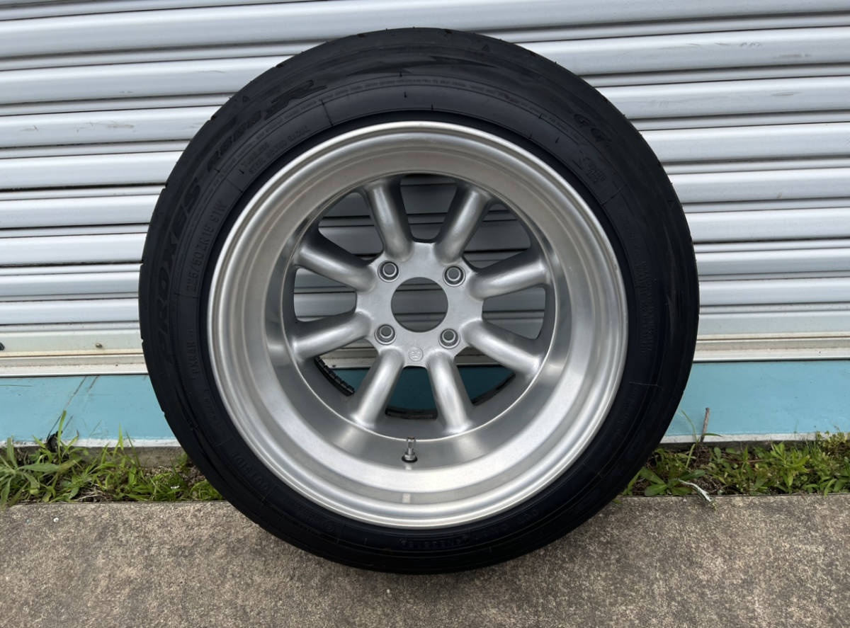 s.tagxxxケンメリ4Dr SP 他3台セットワタナベ アルミ製深リム ☆ワタナベホイール Rタイプ 15インチ 4本セット シルバー リム