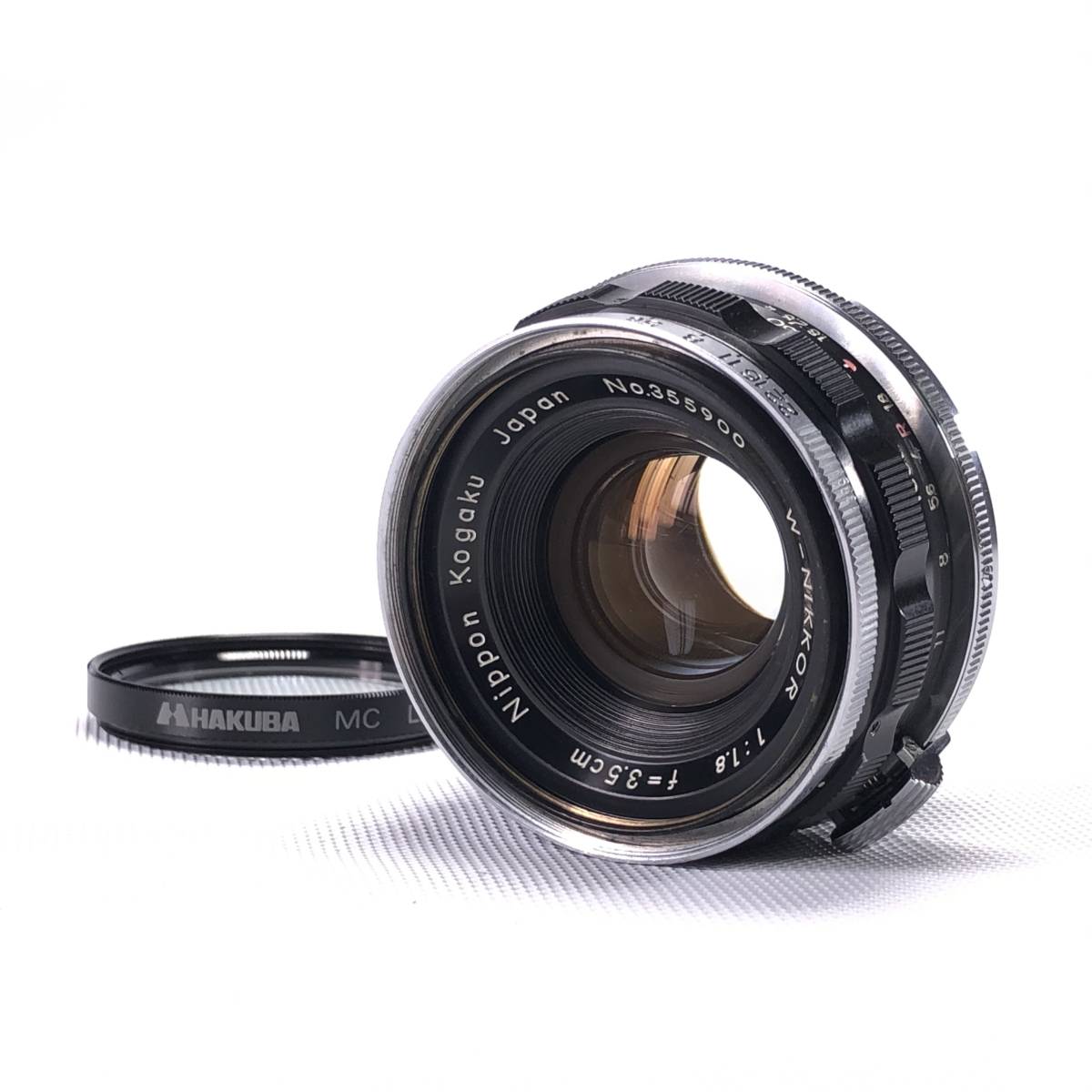 1スタ Nikon W-NIKKOR 3.5cm F1.8 ニコン Sマウント レンズ 並品 1円