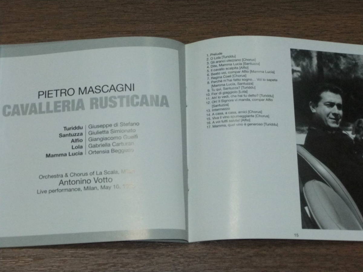 ◆廃盤：外盤　ジュゼッペ・デ・ステファノ（テノール）14CDセット LEGENDARY PERFORMANCES OF DI STEFANO リゴレット、トゥーランドット_画像10