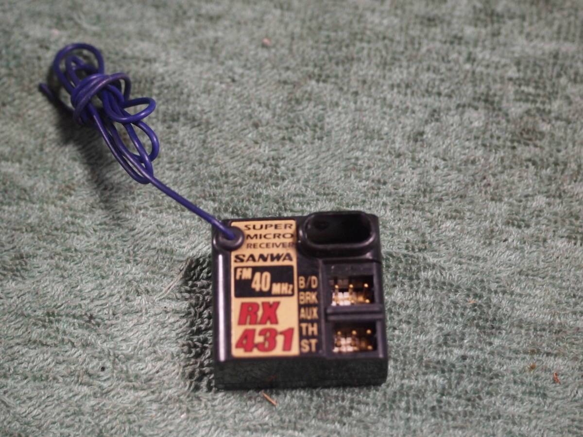 サンワ RX-431 受信機 FM40MHz SANWA 動作未確認 中古品(受信機)|売買