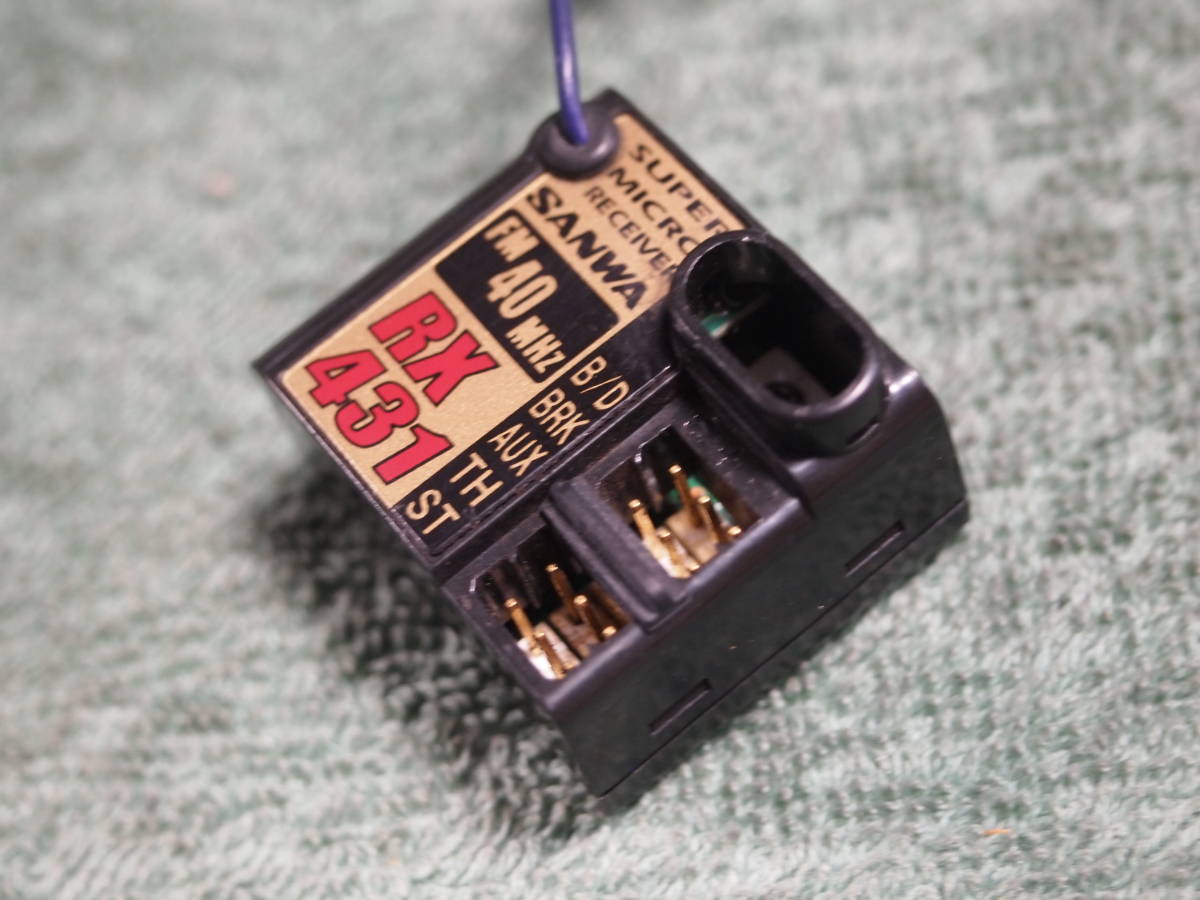 サンワ RX-431 受信機 FM40MHz SANWA 動作未確認 中古品(受信機)|売買