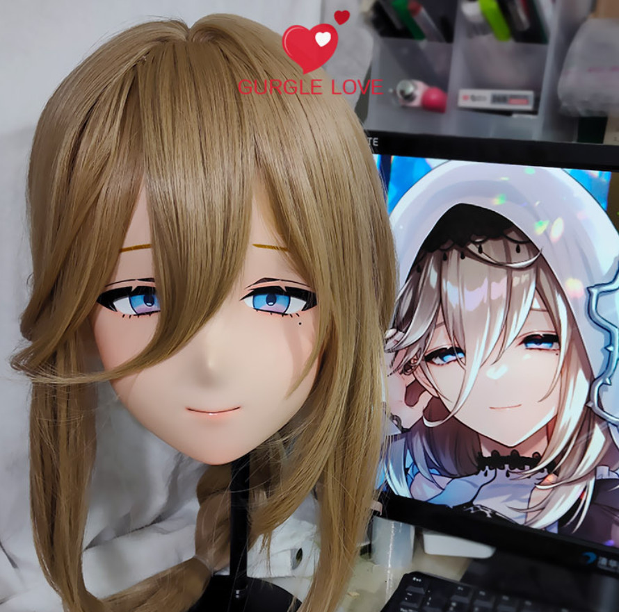 ウマ娘 マチカネタンホイザ ハーフマスク カツラ/眼球付き ウマ娘 マチカネタンホイザ ハーフマスク カツラ/眼球付き