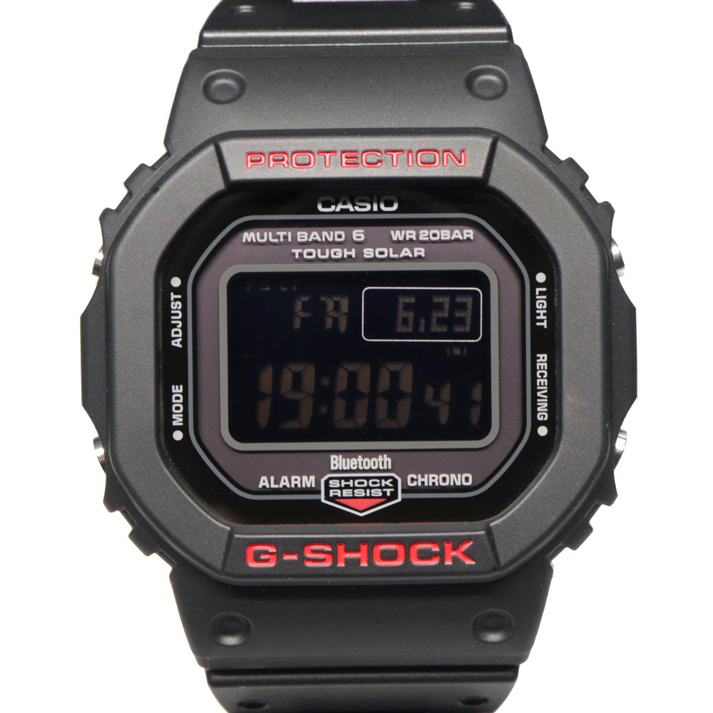 【名古屋】カシオ G-SHOCK Gショック オリジン 5600シリーズ DW-B5600HR-1DR 並行 電波ソーラー メンズ腕時計 男_画像1