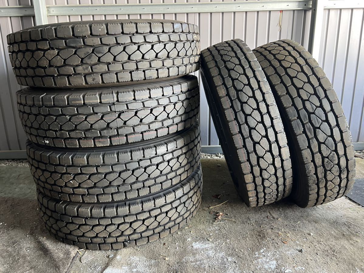 □送料無料□ 新車外し イボ付き ブリヂストン 225/80R17.5 123/122L